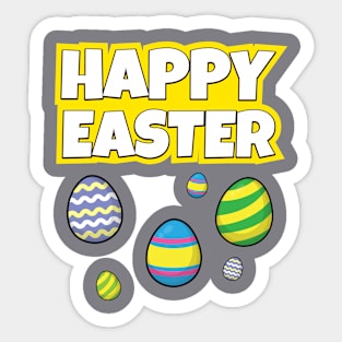 Easter Easter Bunny Egg Hunt Sticker